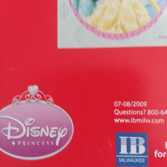 VTG Disney Princess 32 Valentines Day Cards 32 Stickers 2 Ink Stampers 2009 NEW - Picture 7 of 8